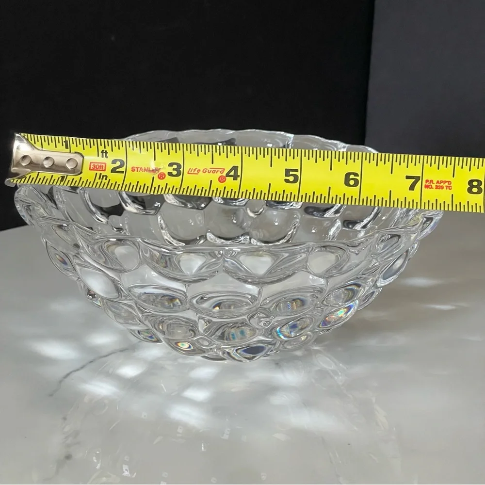 Orrefors Kostaboda raspberry bowl